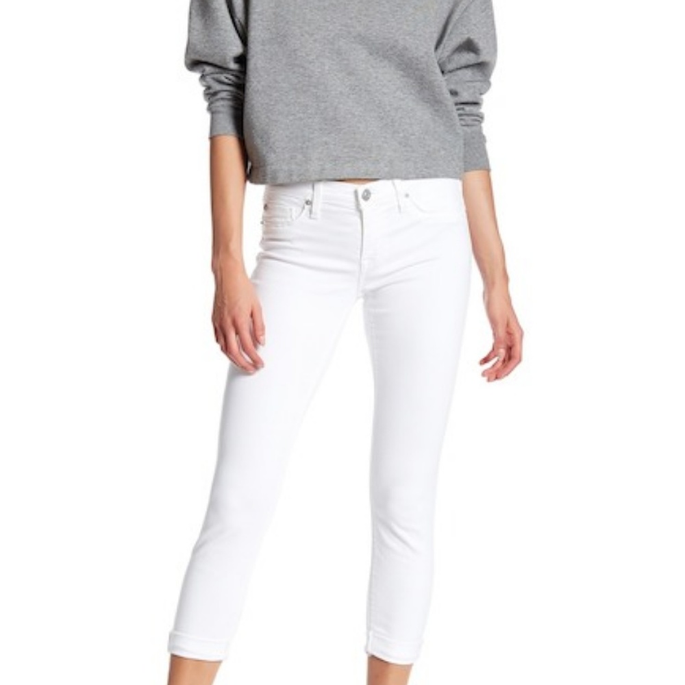 NWT Hudson Jeans Harkin Crop Jeans in White Size  28 or 30